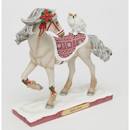 Alpine Snow Horse figurine