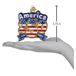 America 250 "Spirit of '76 to '26" Glass Ornament
