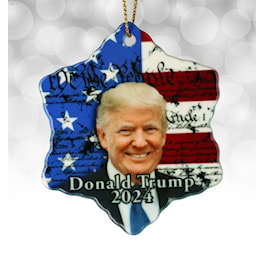 Donald Trump 45th &amp; 47th Porcelain Ornament