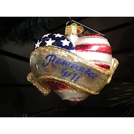 Flag Remembrance Heart 9/11