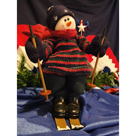 Skiing Snowman 