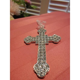 Crystal Cross Ornament