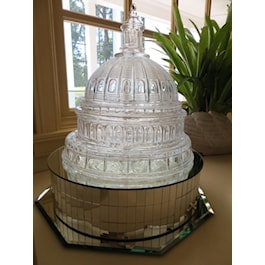 Capitol Dome and Crystal Cake Plate