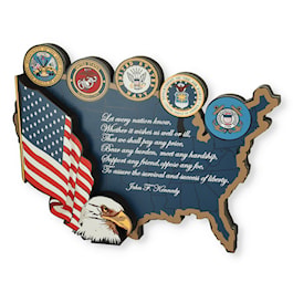 Armed Services Tribute Shelf Sitter