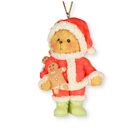Santa Teddy Ornament