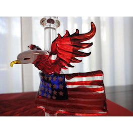 Patriotic Martini Glass