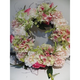 English Garden Hydrangea Wreath