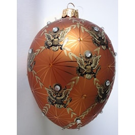 Coronation Egg with Seal - Copper