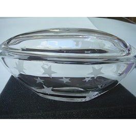 Eagle with Stars Crystal Box