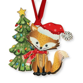 Holiday Fox Ornament