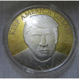 Trump 2020 Seal of the President of the United States Silver Challenge Coin