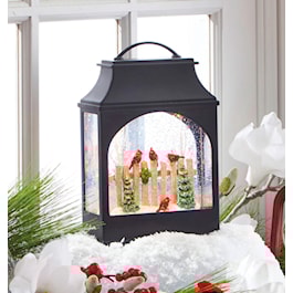 Cardinal on the French Lighted Water Lantern