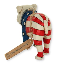 Patriotic Bulldog Ornament