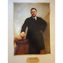 1972 Nixon Gift Print Featuring Theodore Roosevelt