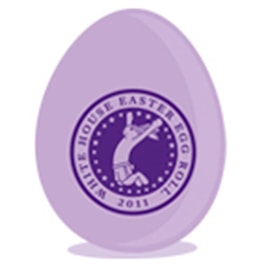 2011 Purple White House Easter Egg