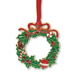 Wreath with Ribbon Ornament