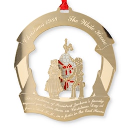 1985-1988 White House Historical Association Christmas Ornaments