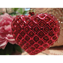 Beaded Heart Ornament