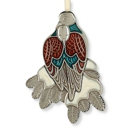All is Calm Turtle Doves Ornament