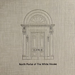 North Portal of the White House Brass Ornament