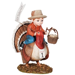 Turkey Trot Tucker Figurine