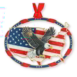 Americana Eagle Ornament