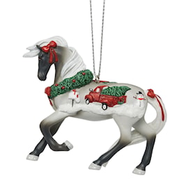Tailgate Christmas Horse Ornament