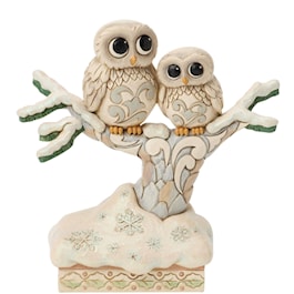 Woodland Owls on Tree Figurine by Jim Shore