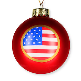 Proud to be a Republican Glass Ornament