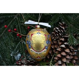 President Washington and President Adams Collectible Ornaments