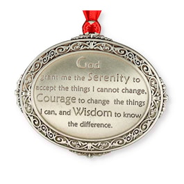 Serenity Pewter Ornament