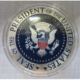 Trump 2020 Seal of the President of the United States Silver Challenge Coin