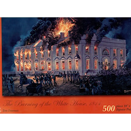 Puzzle Burning of the White House, 1814