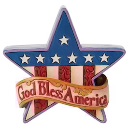 Mini Patriotic Star Figurine by Jim Shore