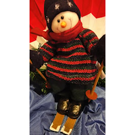 Skiing Snowman 