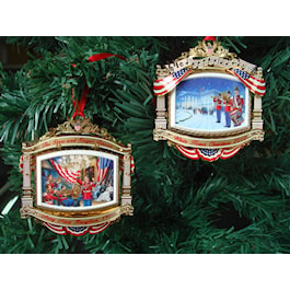 TWO 2010 McKinley White House Ornaments