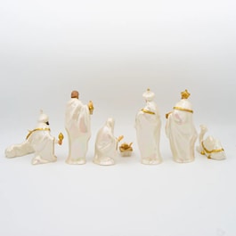 White Nativity Scene