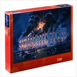 Puzzle Burning of the White House, 1814