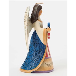 Patriotic Angel with Heart Figurine by Jim Shore