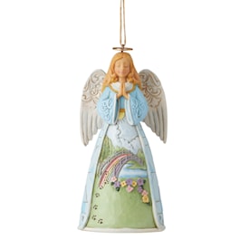 Rainbow Bridge Angel Ornament by Jim Shore