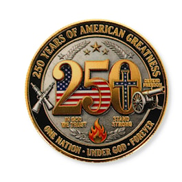 250th Anniversary Faith and Freedom Coin