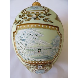 Winter White House Egg