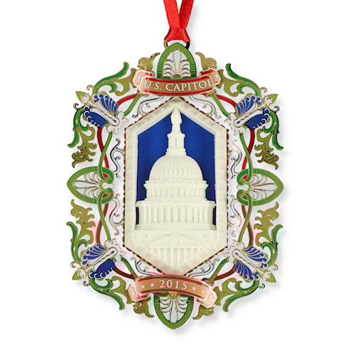 Brass Ornaments White House Holidays