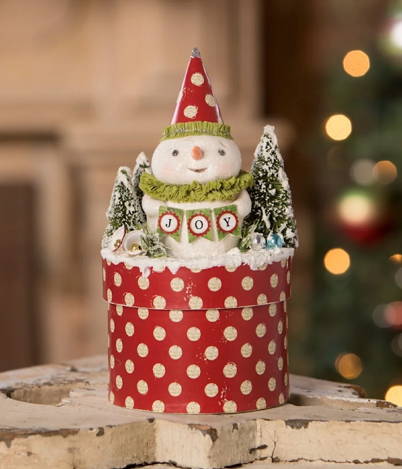Joy Snowman on Box