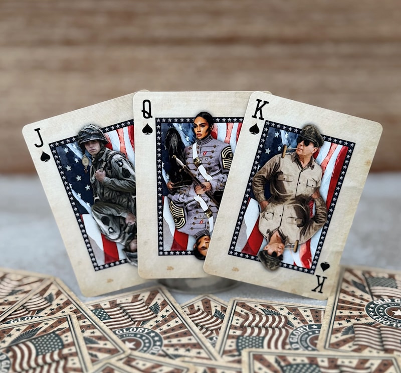 “Old Glory” – Premium Casino-Grade Patriotic Playing Cards