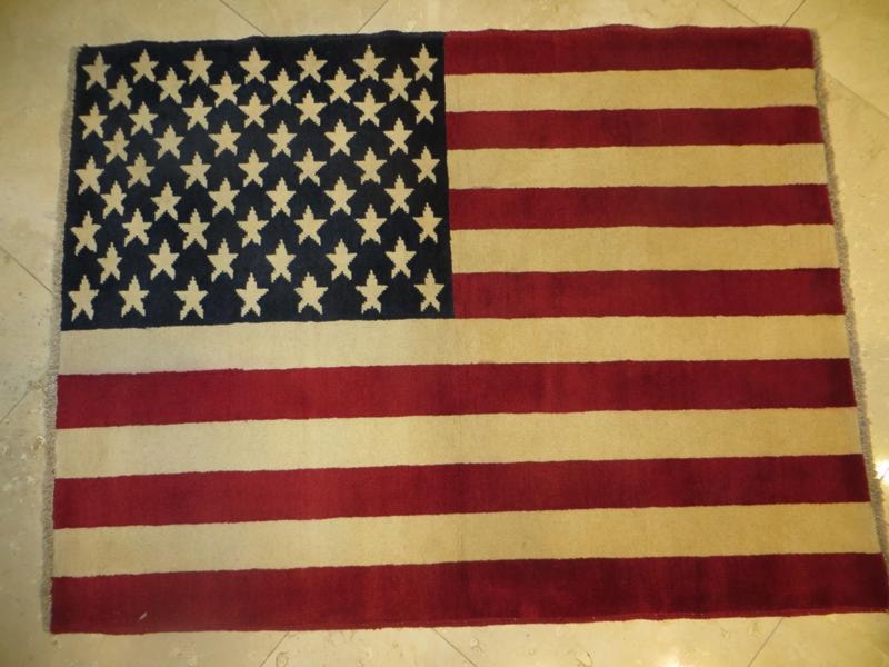 American Flag Wall Accent Rug