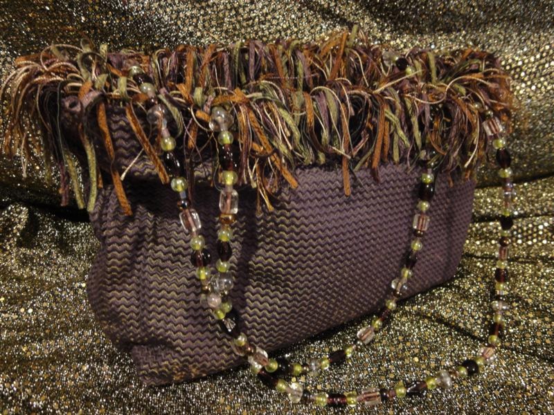  Reversible Mauve Handbag