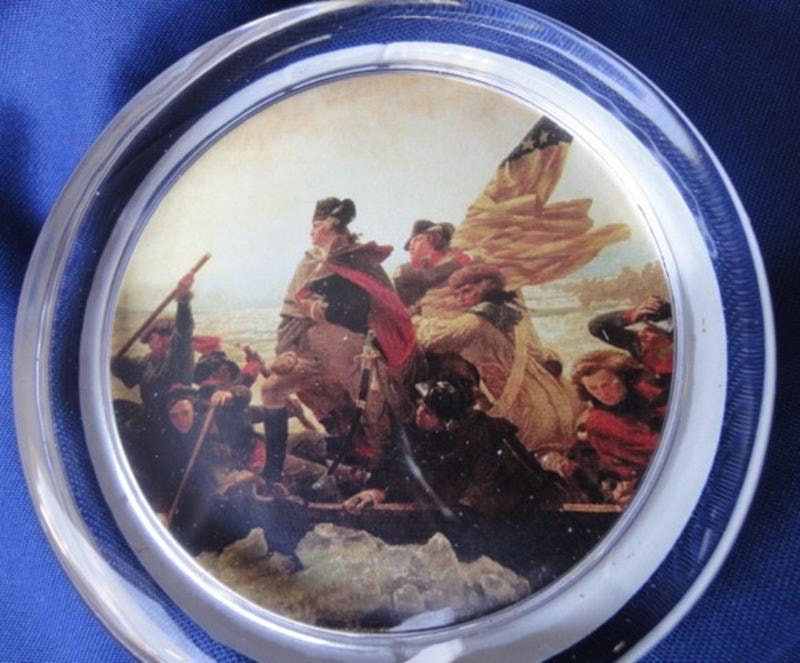 Washington Crossing the Delaware Paperweight