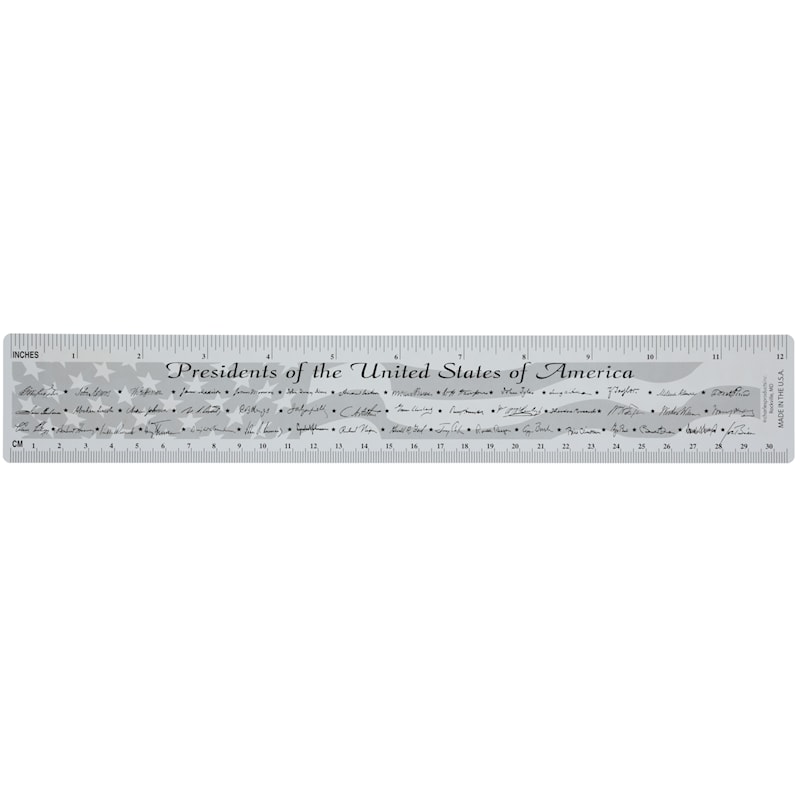 LINCOLN FINANCIAL UNITED STATES PRESIDENT’S 12” RULER! 