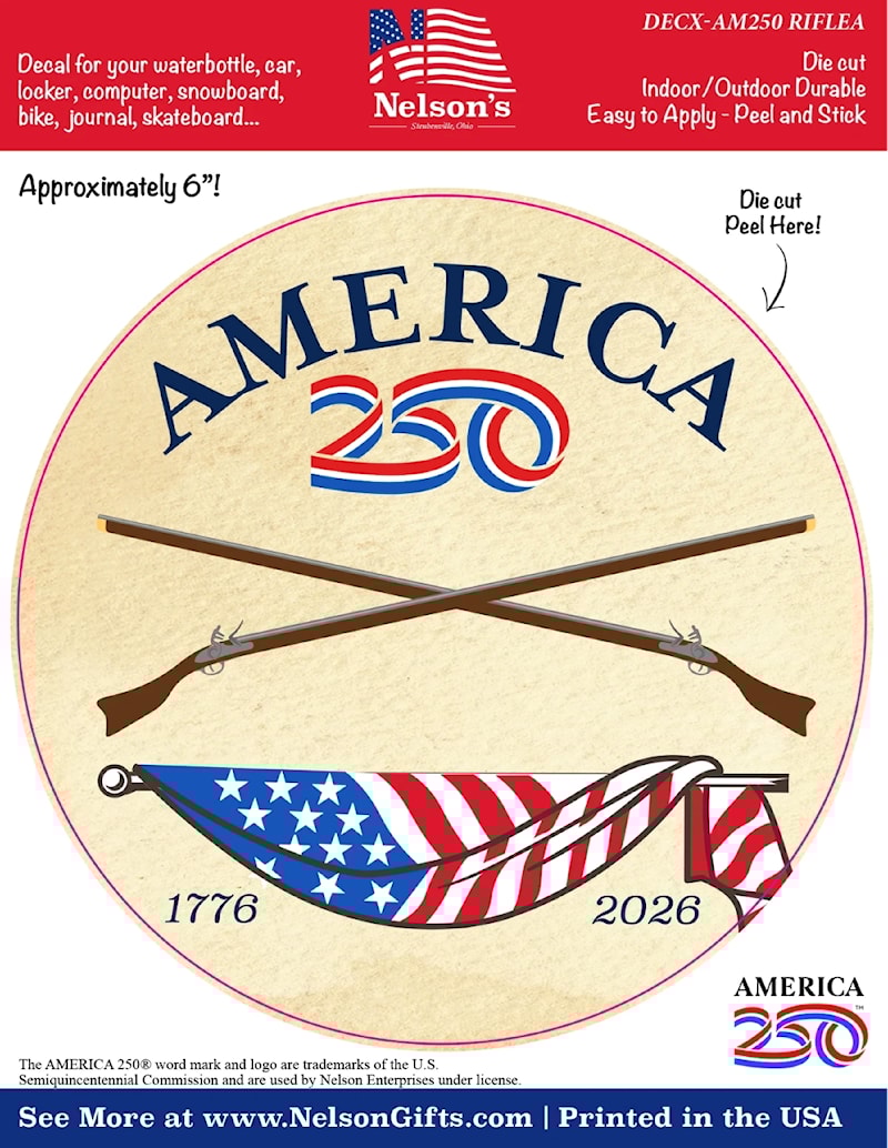 America250™ Rifles Decal
